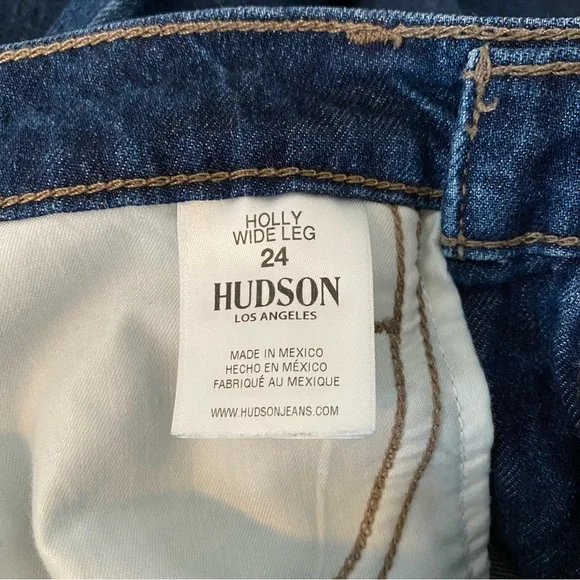 NWOT Hudson Holly Wide Leg High Rise Crop Jeans - Picture 10 of 11